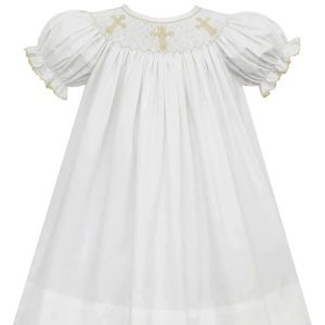 9M Petit Bebe Girls Bishop Dress